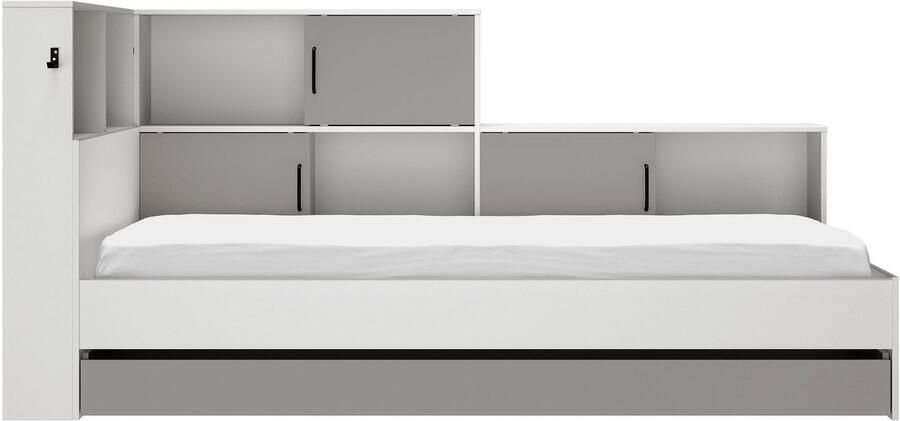 Gami Ledikant met bergruimte Erwan veel opbergruimte Made in France verschillende kleuren - Foto 7