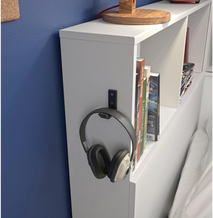 Gami Ledikant met bergruimte Erwan veel opbergruimte Made in France verschillende kleuren - Foto 2