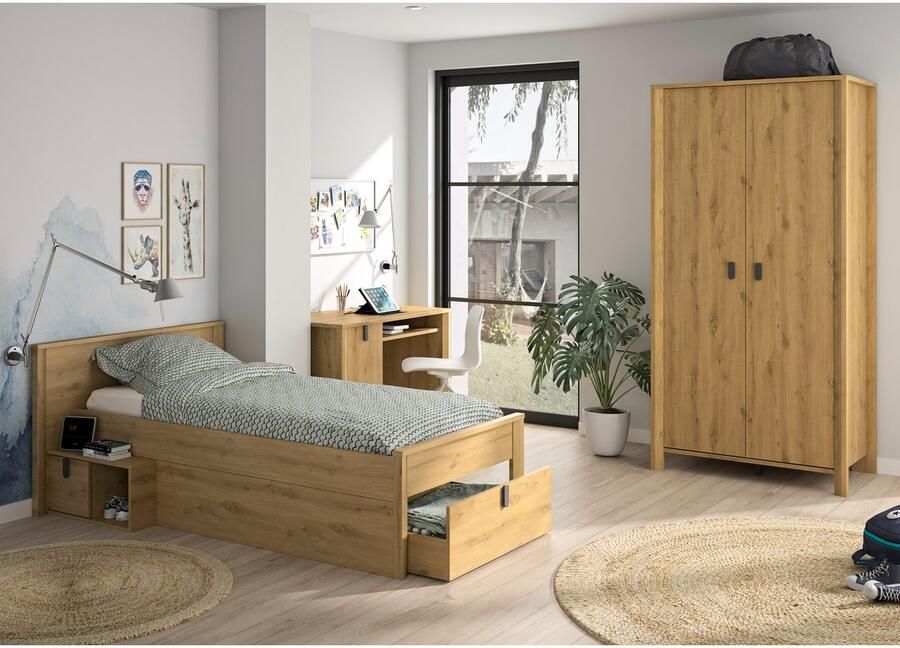 Gautier Lugano Kajuitbed 90x200 Eiken - Foto 4