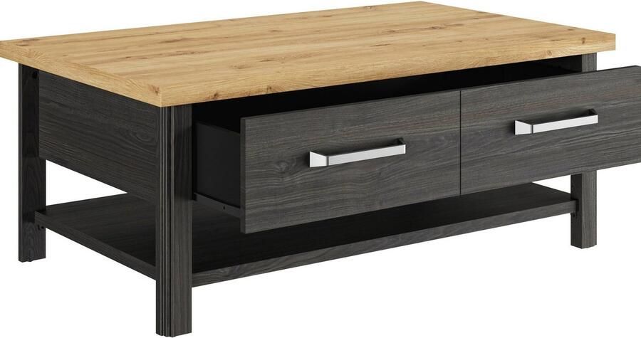Gami Salontafel Sequoia Woonkamer collectie in landelijke stijl en industrieel decor (1 stuk) - Foto 5