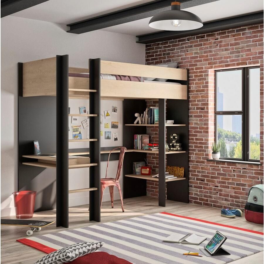 Gami Hoogslaper Duplex Industrieel ontwerp 90x200