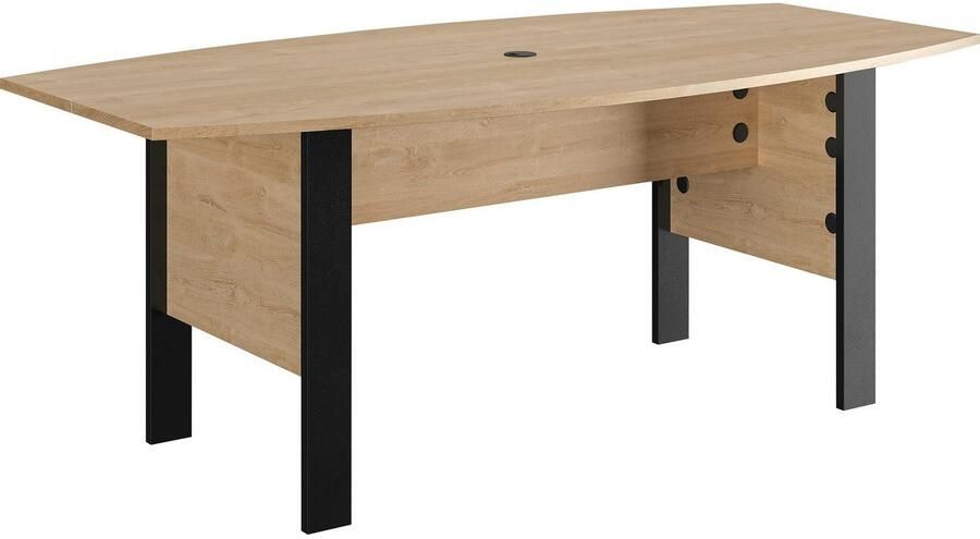 Gautier Gami Vergadertafel Faro 200 x 100 x 76 cm Blonde Oak-design - Foto 4