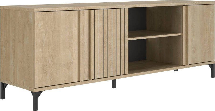 Gautier Diagone Faro tv meubel van 180cm in blonde eik - Foto 5