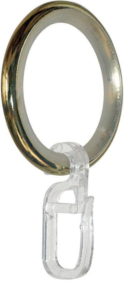 GARESA Gordijnring Ring met haak voor diameters tot 20 mm eenvoudige montage (20 stuks)