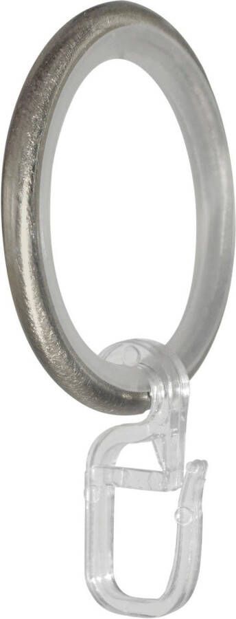 GARESA Gordijnring Ring met haak voor diameters tot 20 mm eenvoudige montage (20 stuks)