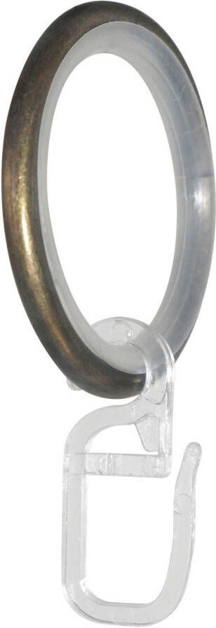 GARESA Gordijnring Ring met haak voor diameters tot 20 mm eenvoudige montage (20 stuks)