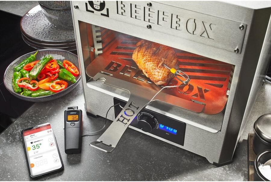 GEFU Grillthermometer Control App-aangestuurd met tot max. 30 meter reikwijdte in doorsturen in realtime - Foto 3