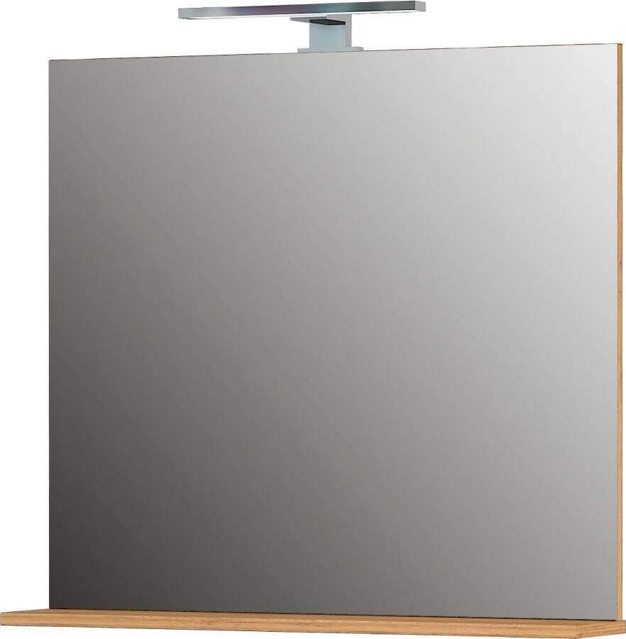 GERMANIA Badspiegel Scantic Pescara Breedte 76 cm met planchet ledverlichting spiegel - Foto 5