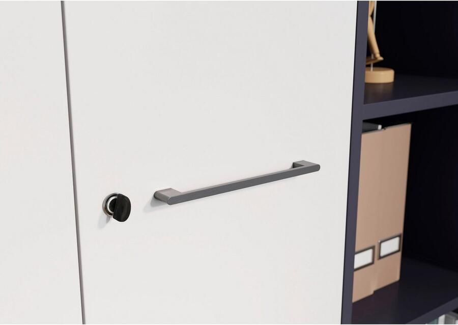 GERMANIA Archiefkast GW-Agenda multifunctionele kast afsluitbaar optioneel met 2 open vakken afmetingen 80x197 cm made in germany