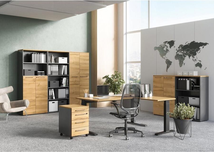 GERMANIA Ordnerrek GW-Agenda archiefkast met verstelbare planken breedte 45 of 80 cm made in germany - Foto 5