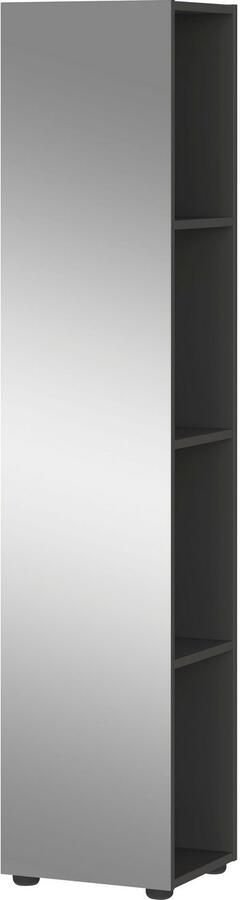 GERMANIA Badkamerserie OAKLAND incl. wastafelkast spiegelkast kast en plank (4-delig) - Foto 14