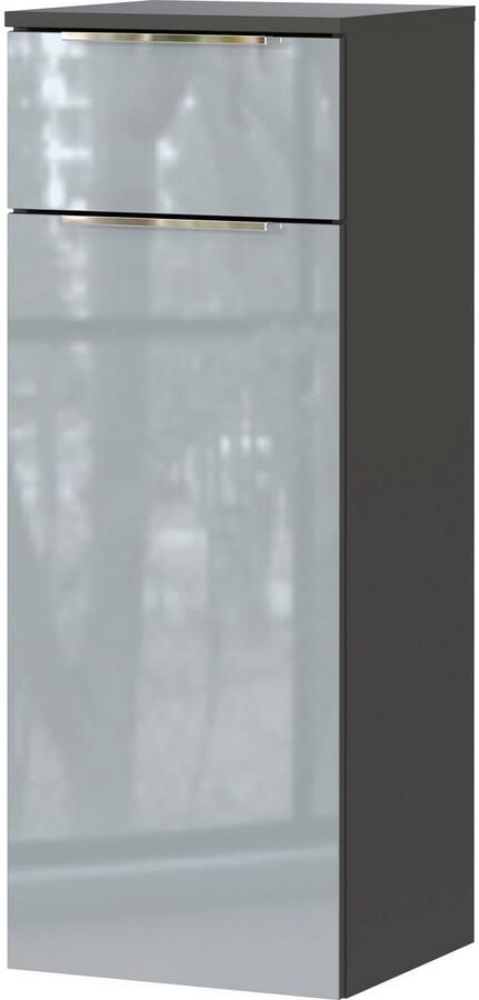 GERMANIA Badkamerserie OAKLAND incl. wastafelkast spiegelkast kast halfhoge kast ladekast (5 stuks) - Foto 14