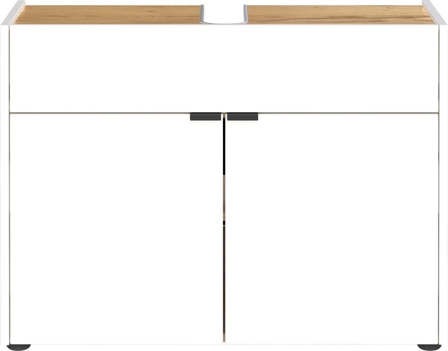 GERMANIA Badmeubelset Ameca Badset: wastafelonderkast spiegelkast commode & kast (4 stuks) - Foto 6