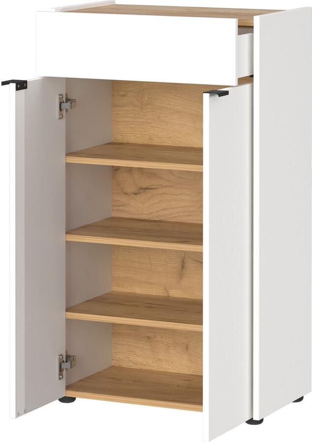 GERMANIA Badmeubelset Ameca Badset: wastafelonderkast spiegelkast commode & kast (4 stuks) - Foto 10