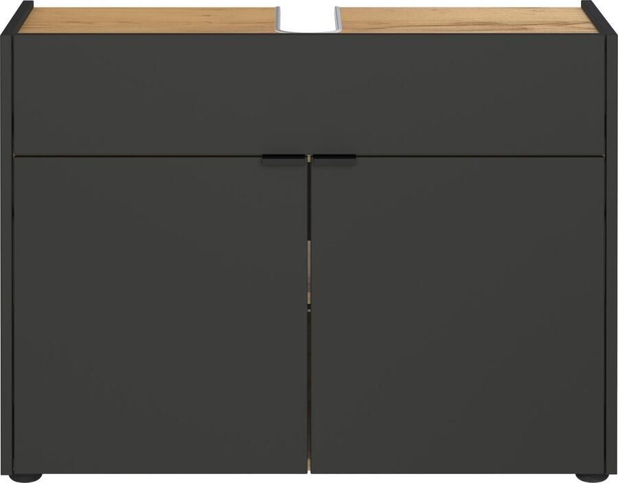 GERMANIA Badmeubelset Ameca Badset: wastafelonderkast spiegelkast commode & kast (4 stuks) - Foto 5