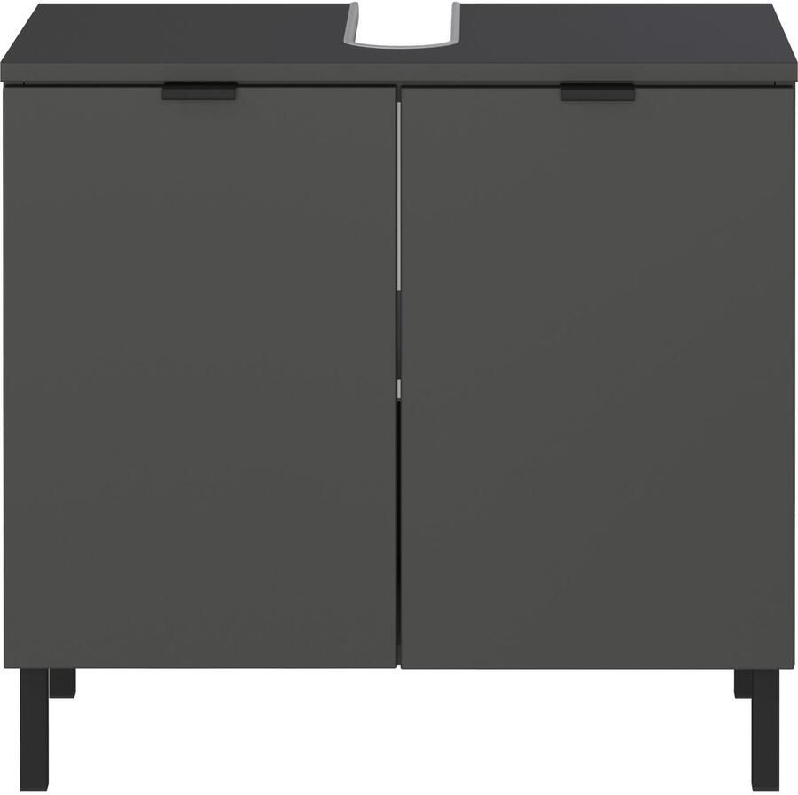 GERMANIA Wastafelonderkast GW-Arcena met sifonuitsparing (1 stuk)