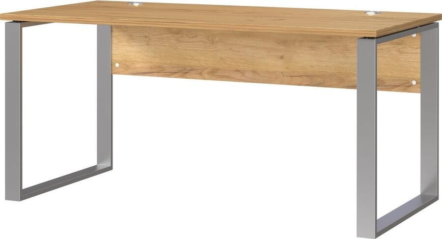 GERMANIA Bureau Altino Sleden van metaal 2x kabeldoorvoer breedte 160 cm Made in Germany - Foto 3