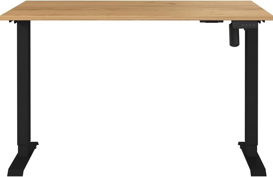 GERMANIA Bureau Boras elektrisch in hoogte verstelbaar Breedte 120 140 160 cm metalen frame Made in Germany - Foto 2