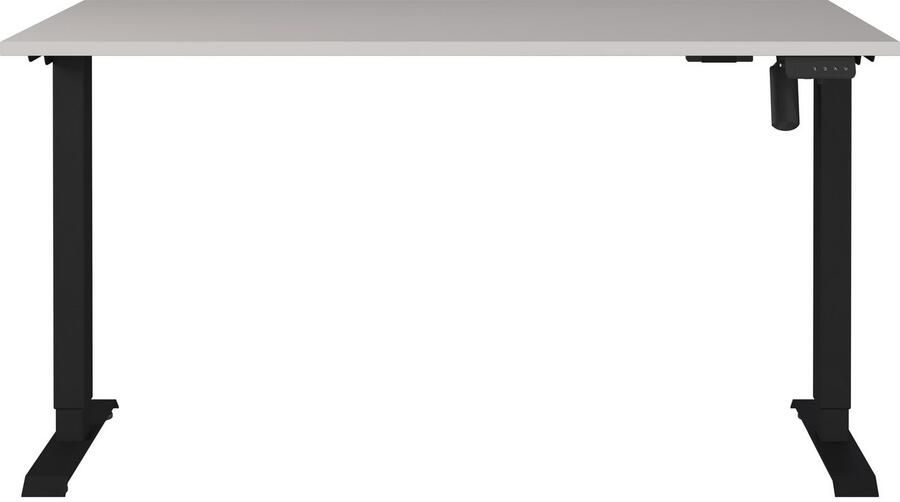 GERMANIA Bureau Boras elektrisch in hoogte verstelbaar Breedte 120 140 160 cm metalen frame Made in Germany - Foto 3