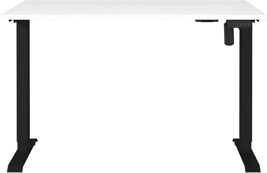 GERMANIA Bureau Boras elektrisch in hoogte verstelbaar Breedte 120 140 160 cm metalen frame Made in Germany - Foto 2