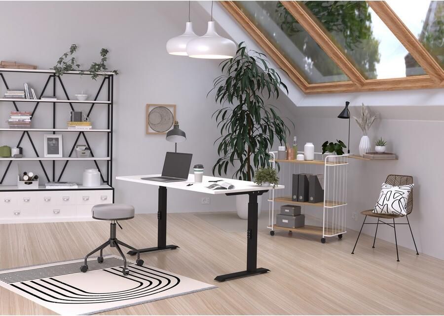 GERMANIA Bureau Downey hoogte verstelbaar van 68-91 cm beschikbaar in verschillende breedtes - Foto 2