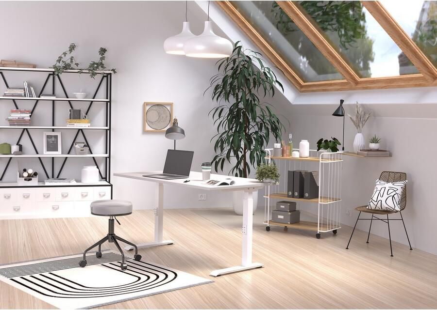 GERMANIA Bureau Downey hoogte verstelbaar van 68-91 cm beschikbaar in verschillende breedtes - Foto 3