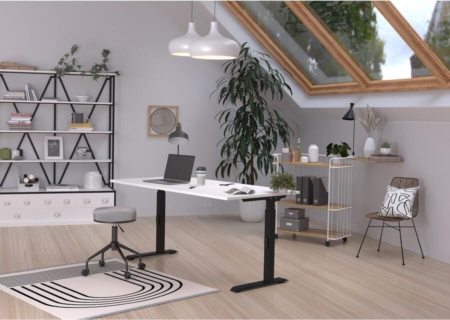 GERMANIA Bureau Downey hoogte verstelbaar van 68-91 cm beschikbaar in verschillende breedtes - Foto 2