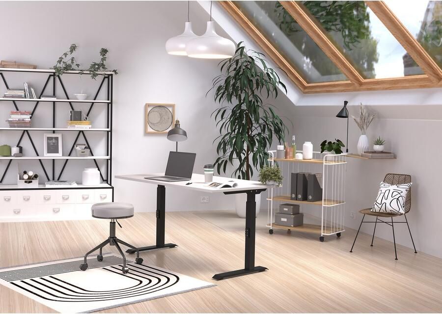 GERMANIA Bureau Downey hoogte verstelbaar van 68-91 cm beschikbaar in verschillende breedtes - Foto 2