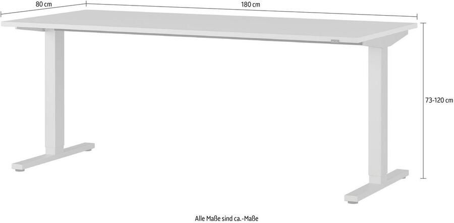 GERMANIA Bureau GW-Agenda bureau elektrisch in hoogte verstelbaar met geheugenfunctie - Foto 5