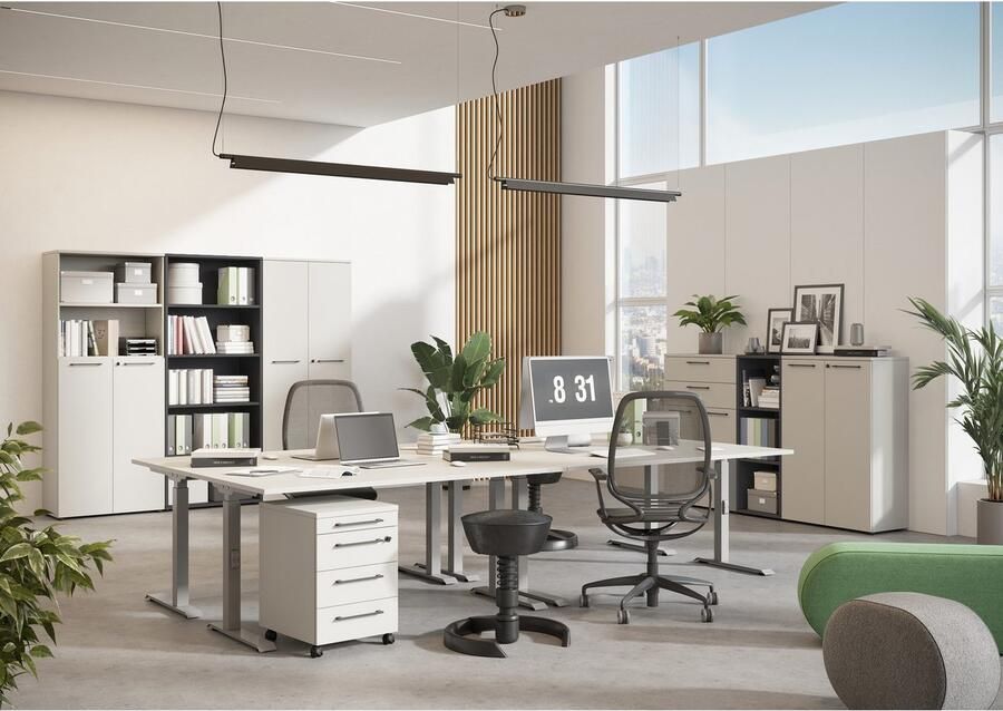 GERMANIA Hoekbureau GW-Agenda hoogte verstelbaar beschikbaar in verschillende maten - Foto 2