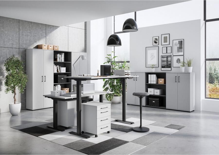 GERMANIA Bureau GW-Profi 3.0 in hoogte verstelbaar (70-80 cm) in 2 breedtes made in germany - Foto 2