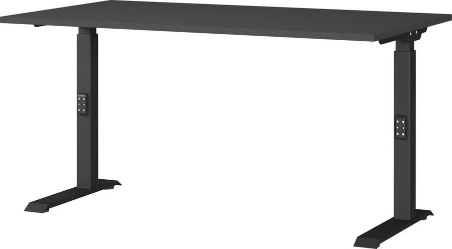 GERMANIA Bureau Lemont Mechanisch in hoogte verstelbaar bureau - Foto 3