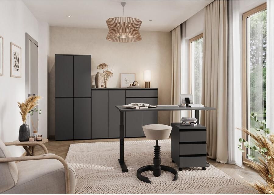 GERMANIA Bureau Lemont Mechanisch in hoogte verstelbaar bureau