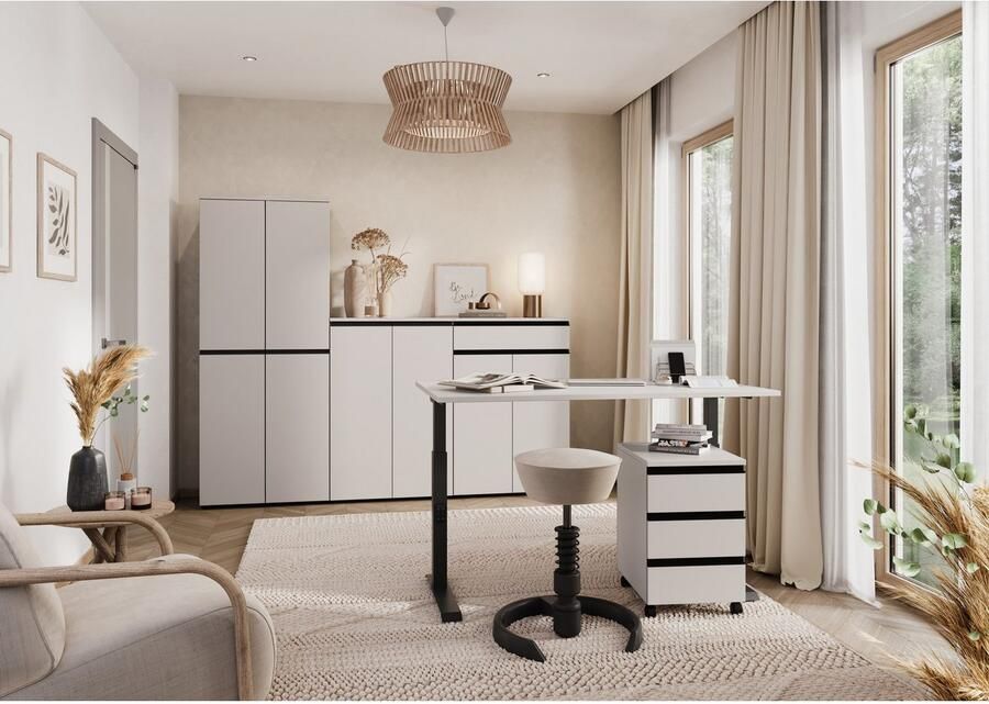 GERMANIA Bureau Lemont Mechanisch in hoogte verstelbaar bureau