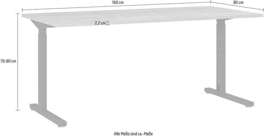 GERMANIA Bureau Prescott Breedte 160 cm - Foto 3