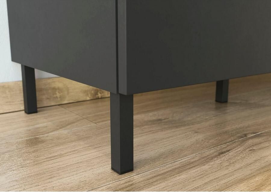 Germania California 151 cm Dressoir Grafiet Eiken - Foto 4