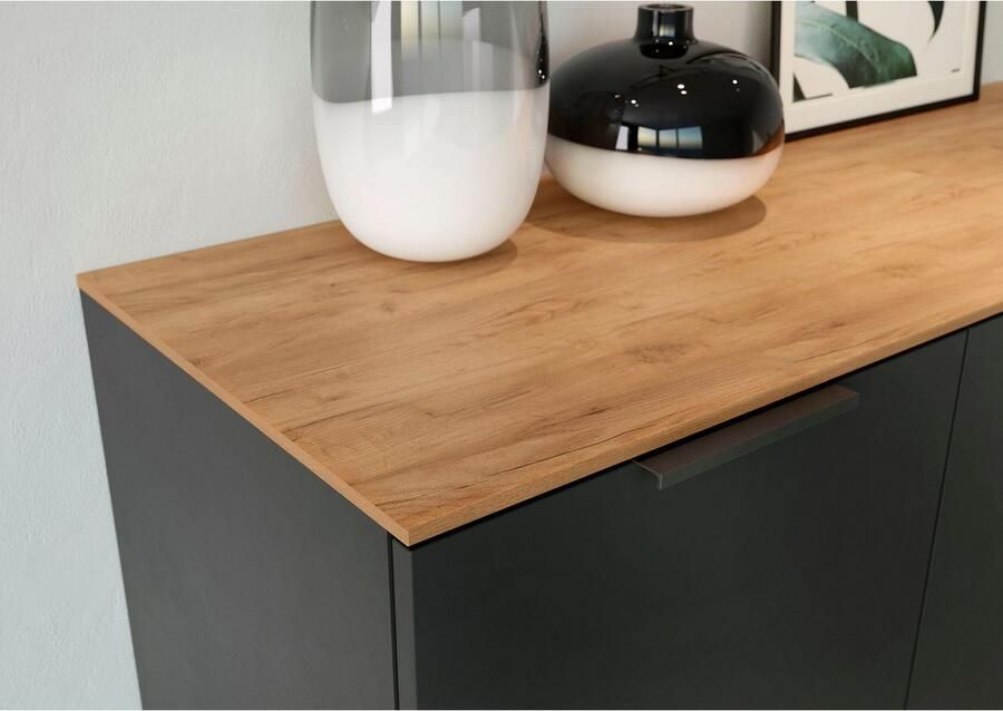 Germania California 151 cm Dressoir Grafiet Eiken - Foto 5