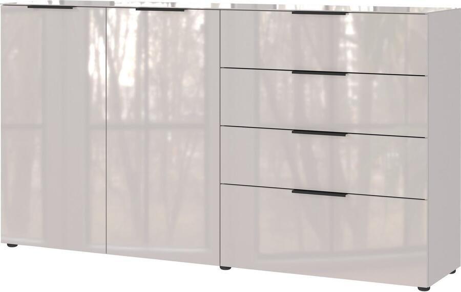 GERMANIA Dressoir OAKLAND in 2 breedten fronten en bovenblad met glas-inlay - Foto 3