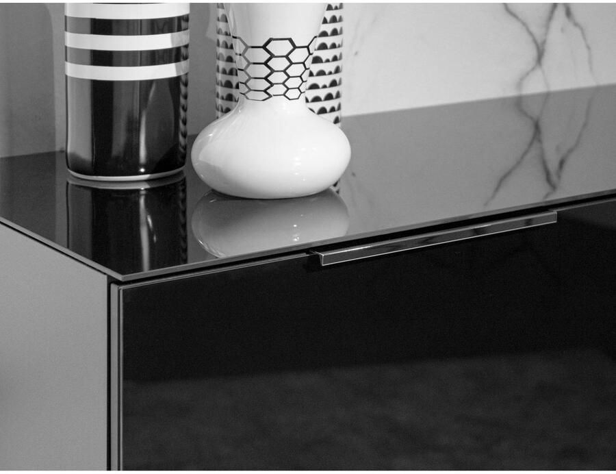 GERMANIA Dressoir OAKLAND in 2 breedten fronten en bovenblad met glas-inlay - Foto 4