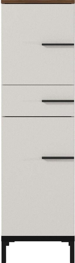 GERMANIA Halfhoge kast Yonkers Hoogwaardige ABS-randen handgrepen hoge poten van metaal deurdemping - Foto 10