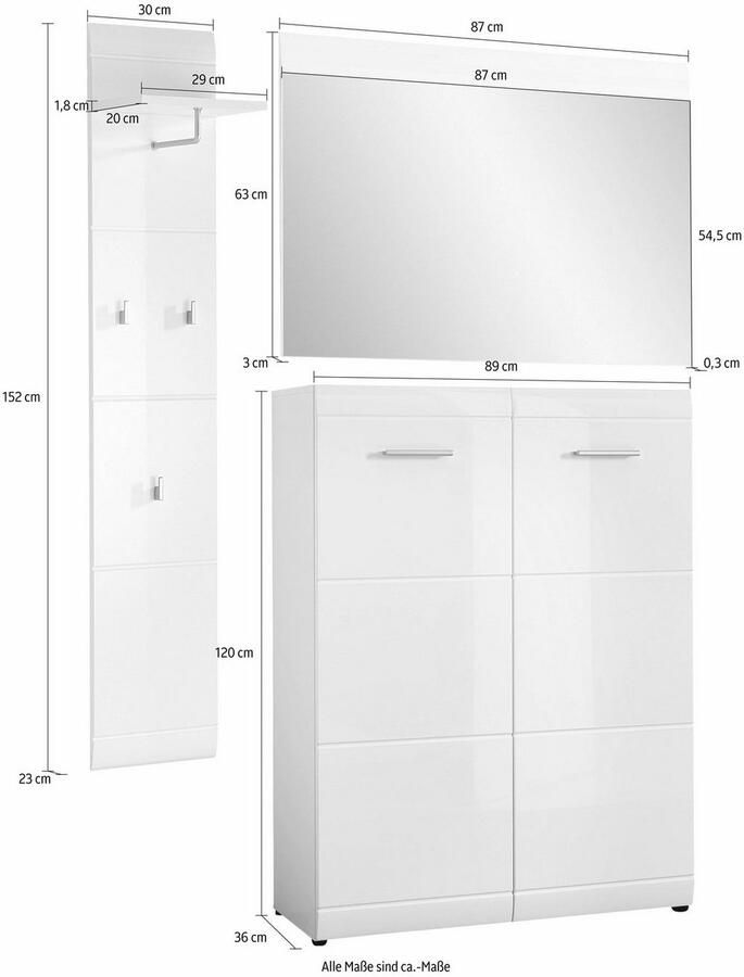 GERMANIA Halmeubelset Adana (set 3-delig) - Foto 5