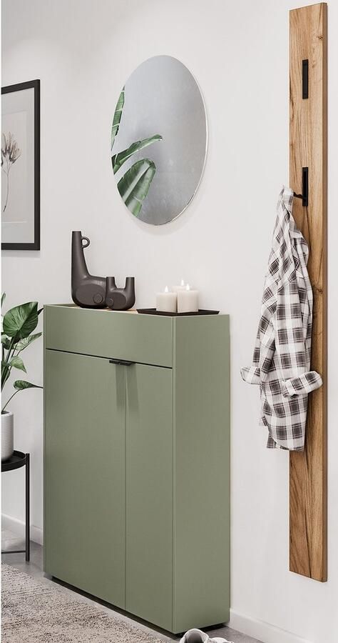 GERMANIA Halmeubelset Ameca Garderobe-set bestaande uit multifunctionele kast en spiegel - Foto 7