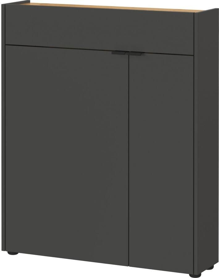 GERMANIA Halmeubelset Ameca Garderobe-set bestaande uit multifunctionele kast en spiegel - Foto 4