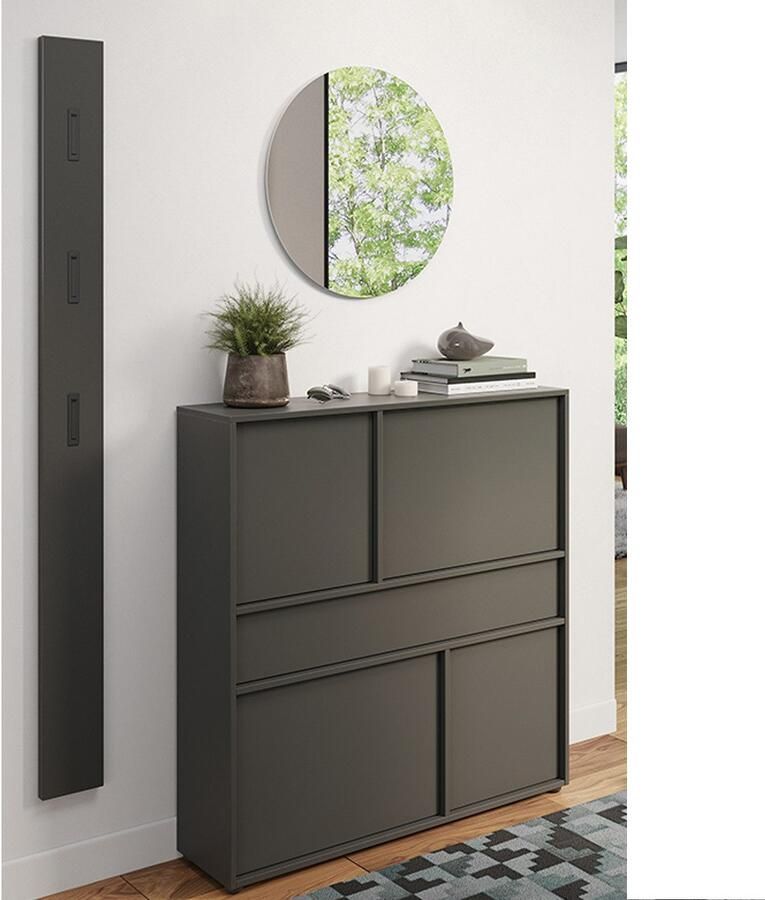 GERMANIA Halmeubelset GW-Ameca 2.0 Garderobe-set: multifunctionele kast en spiegel - Foto 6