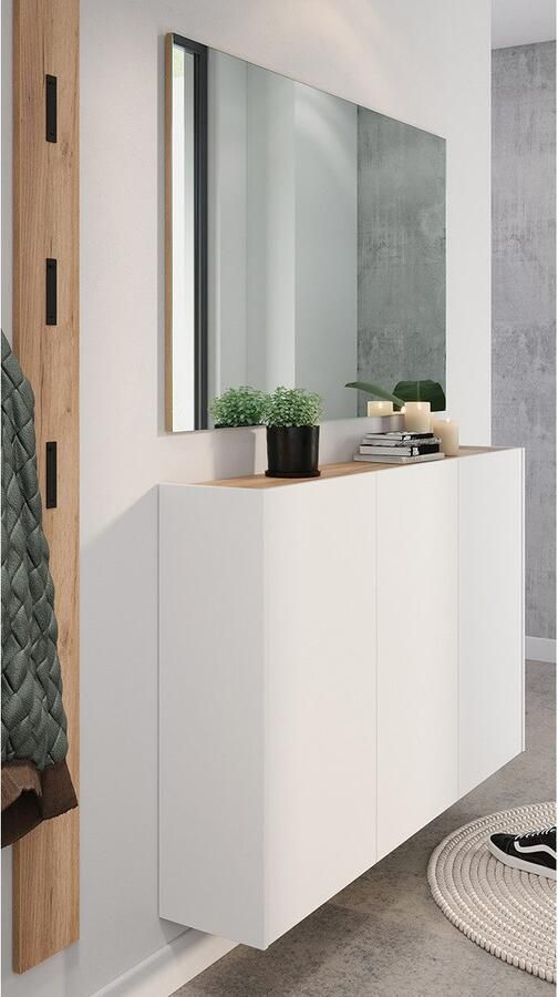 GERMANIA Halmeubelset GW-Libbiano Garderobe-set bestaande uit multifunctionele kast en spiegel - Foto 8