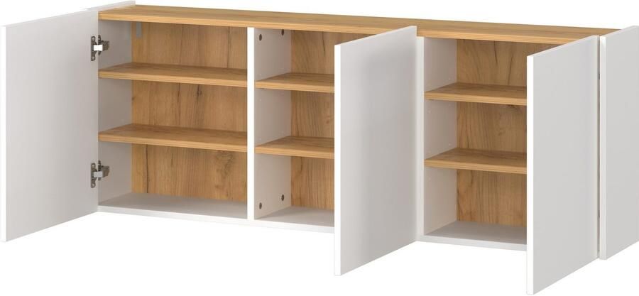 GERMANIA Halmeubelset GW-Libbiano Garderobe-set bestaande uit multifunctionele kast en spiegel - Foto 6