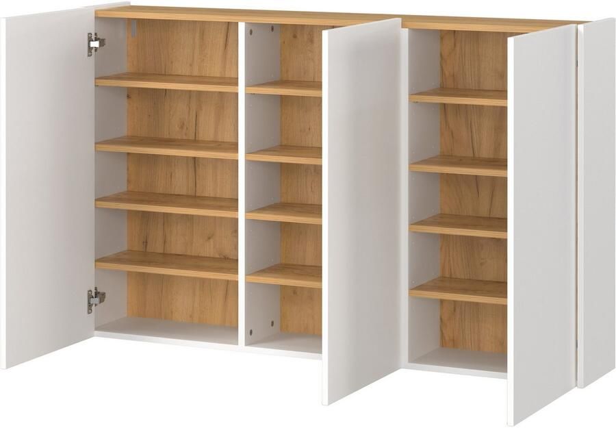 GERMANIA Halmeubelset GW-Libbiano Garderobe-set bestaande uit multifunctionele kast en spiegel - Foto 5