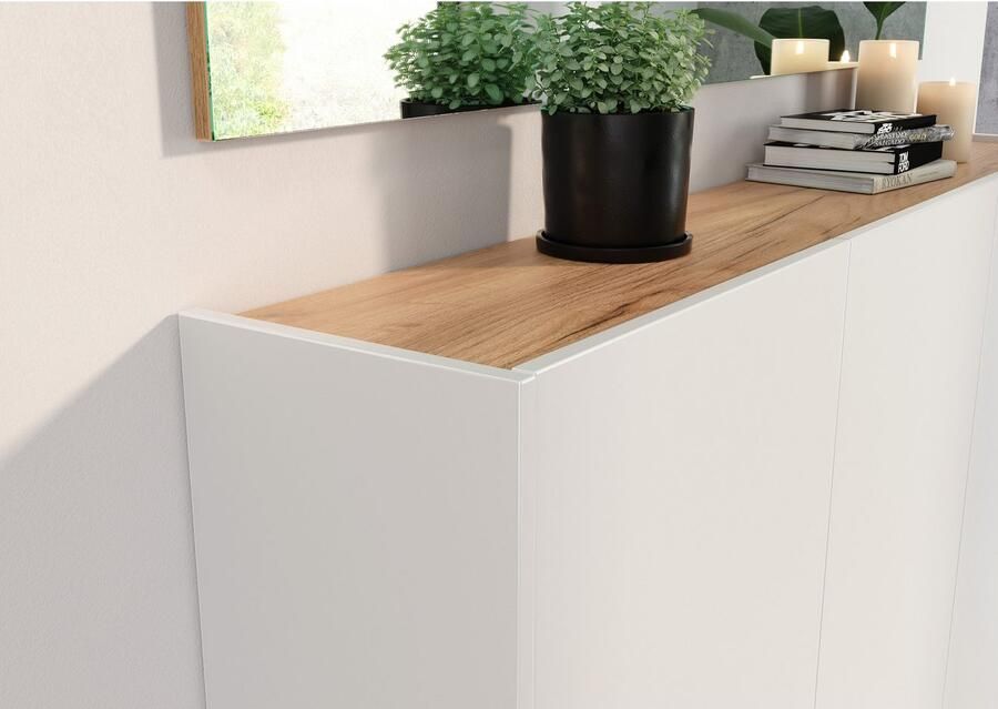 GERMANIA Halmeubelset GW-Libbiano Garderobe-set bestaande uit multifunctionele kast en spiegel - Foto 3