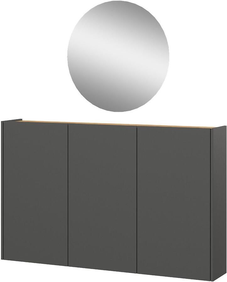 GERMANIA Halmeubelset GW-Libbiano Garderobe-set bestaande uit multifunctionele kast en spiegel (2-delig) - Foto 7