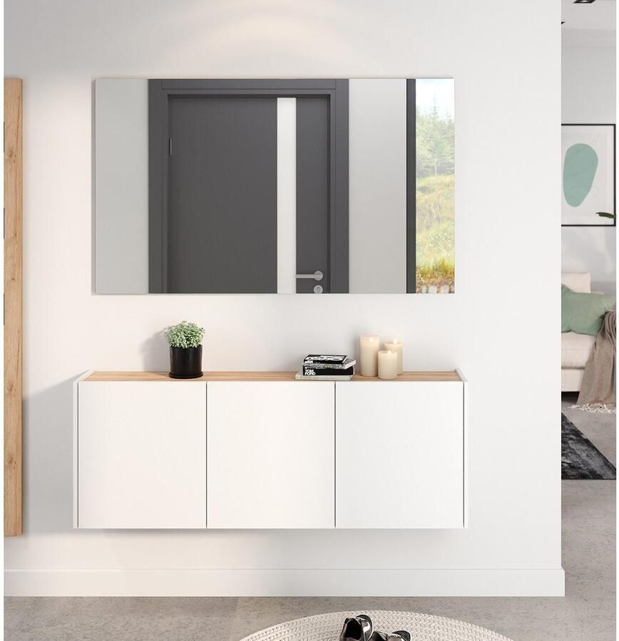 GERMANIA Halmeubelset GW-Libbiano Garderobe-set bestaande uit multifunctionele kast en spiegel - Foto 2